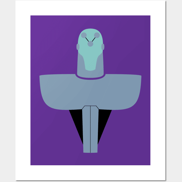 Minimalist Villain Wall Art by joshthecartoonguy